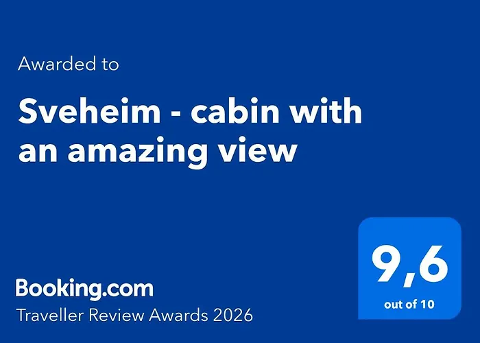 Chalet Sveheim - With An Amazing View *